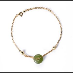 Hetian Jade Charm Bracelet
